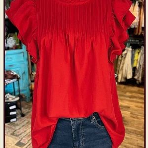 Womens puff sleeve blouse